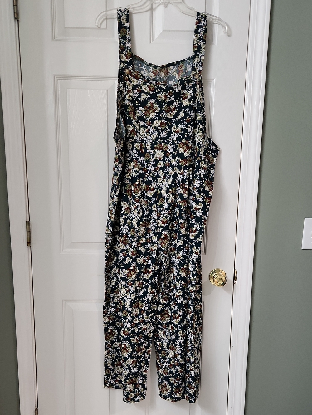 Floral Lightweight Overalls